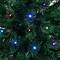 4ft. Pre-Lit Fiber Optic Artificial Potted Christmas Tree, Multicolor LED Lights